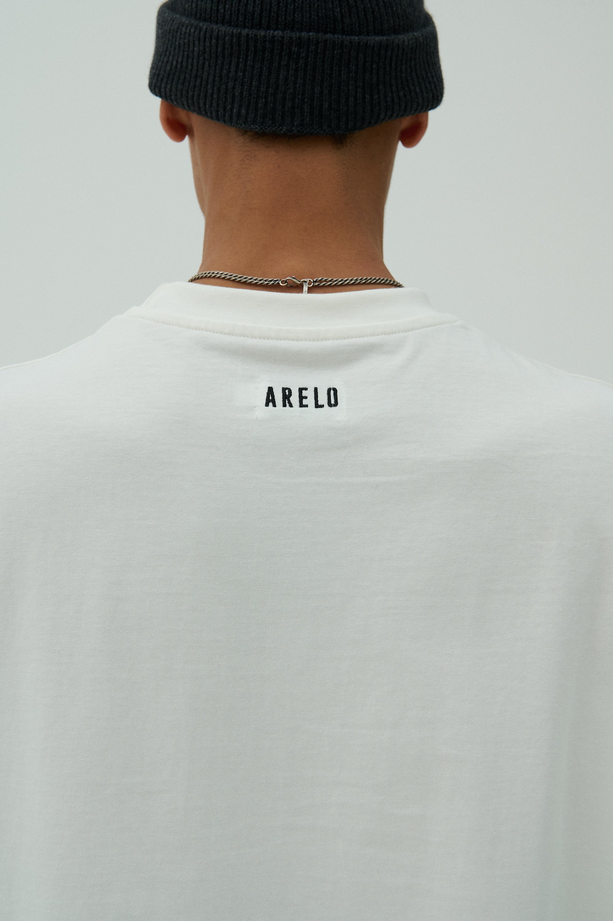 Men T-shirt White/Black