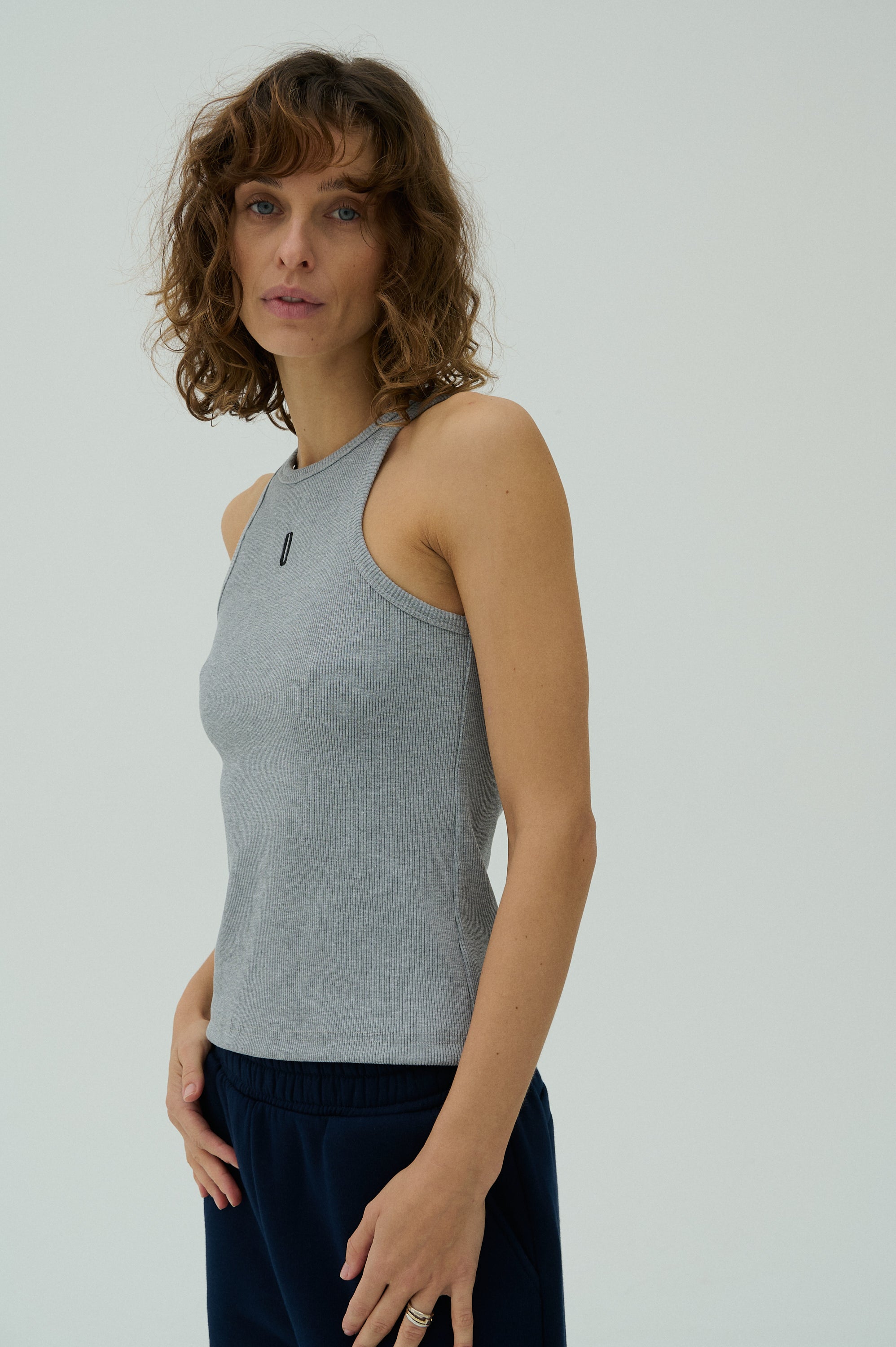 Tank top - Grey/Black