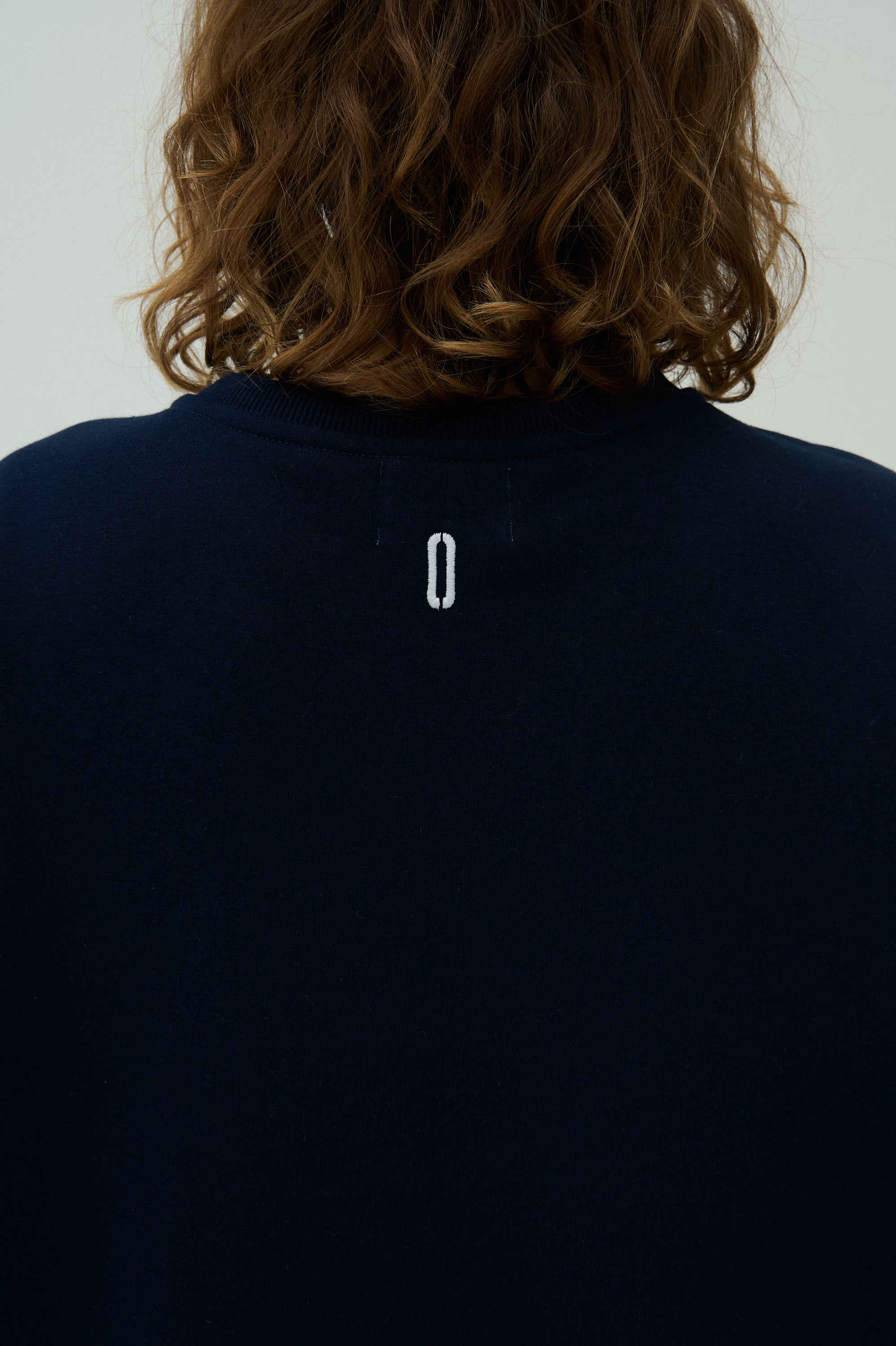 Sweater crewneck - Heather Navy/White