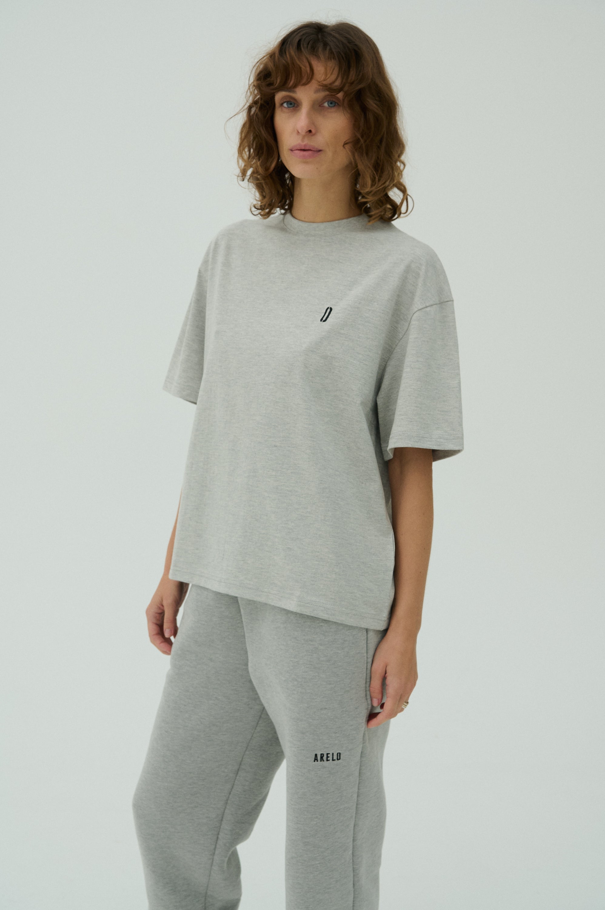 Marškinėliai Pilka/Juoda