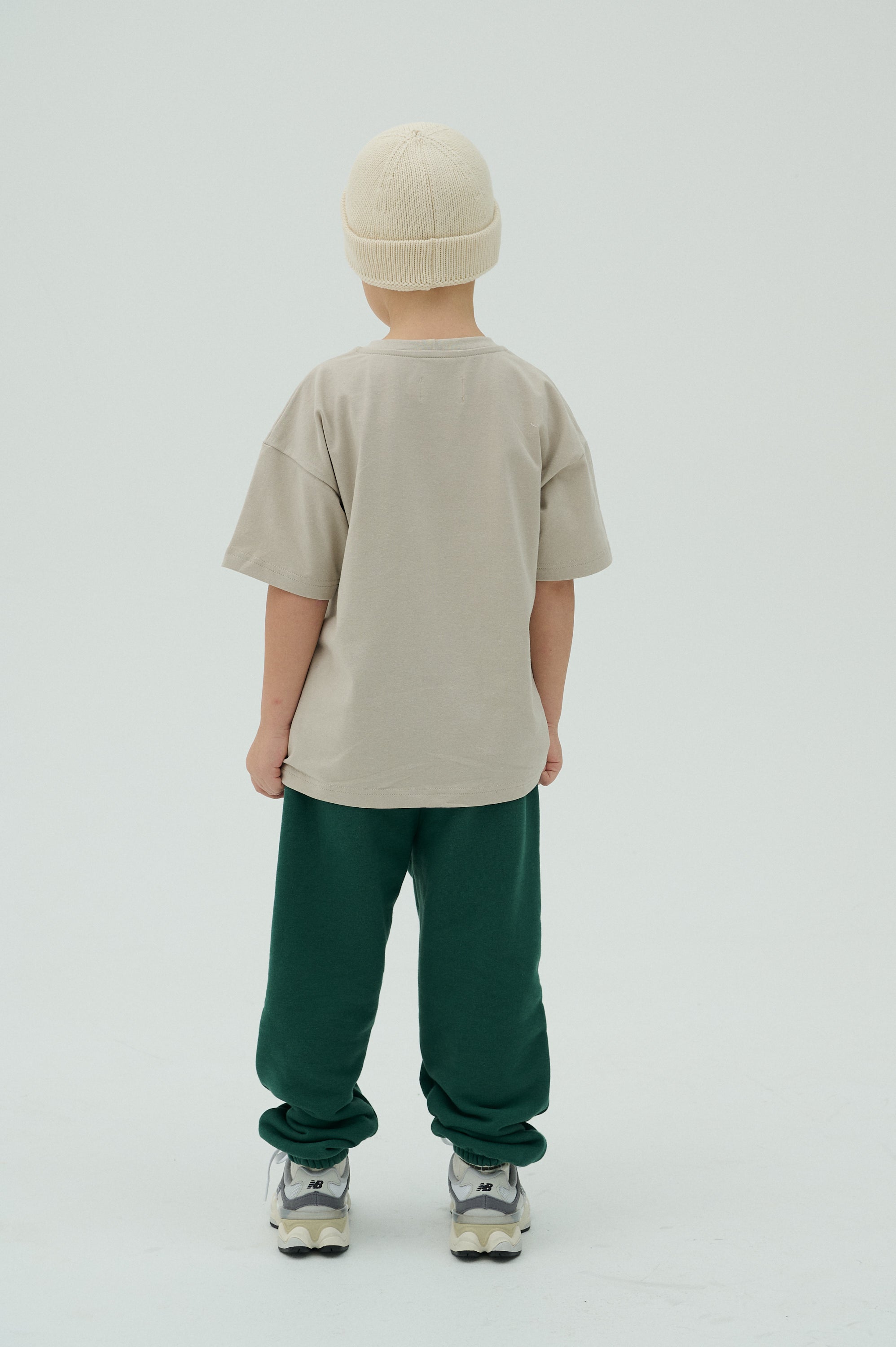 Children Book club Short Sleeve T-shirt Beige/Green