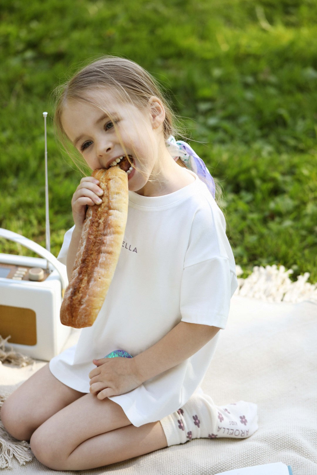 KIDS SOCKS / 2 PAIR / FLOWERED