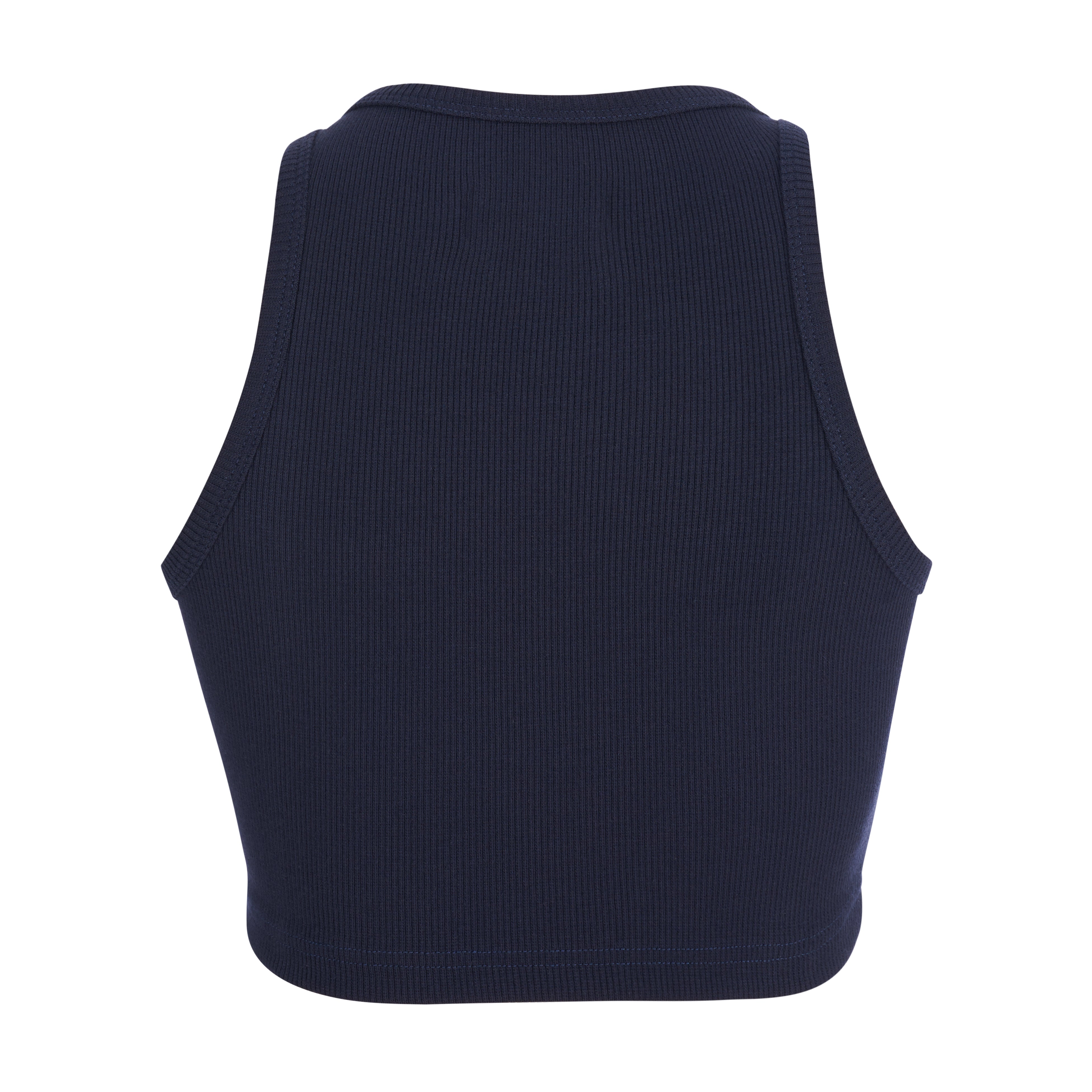 Crop Top - Navy/White