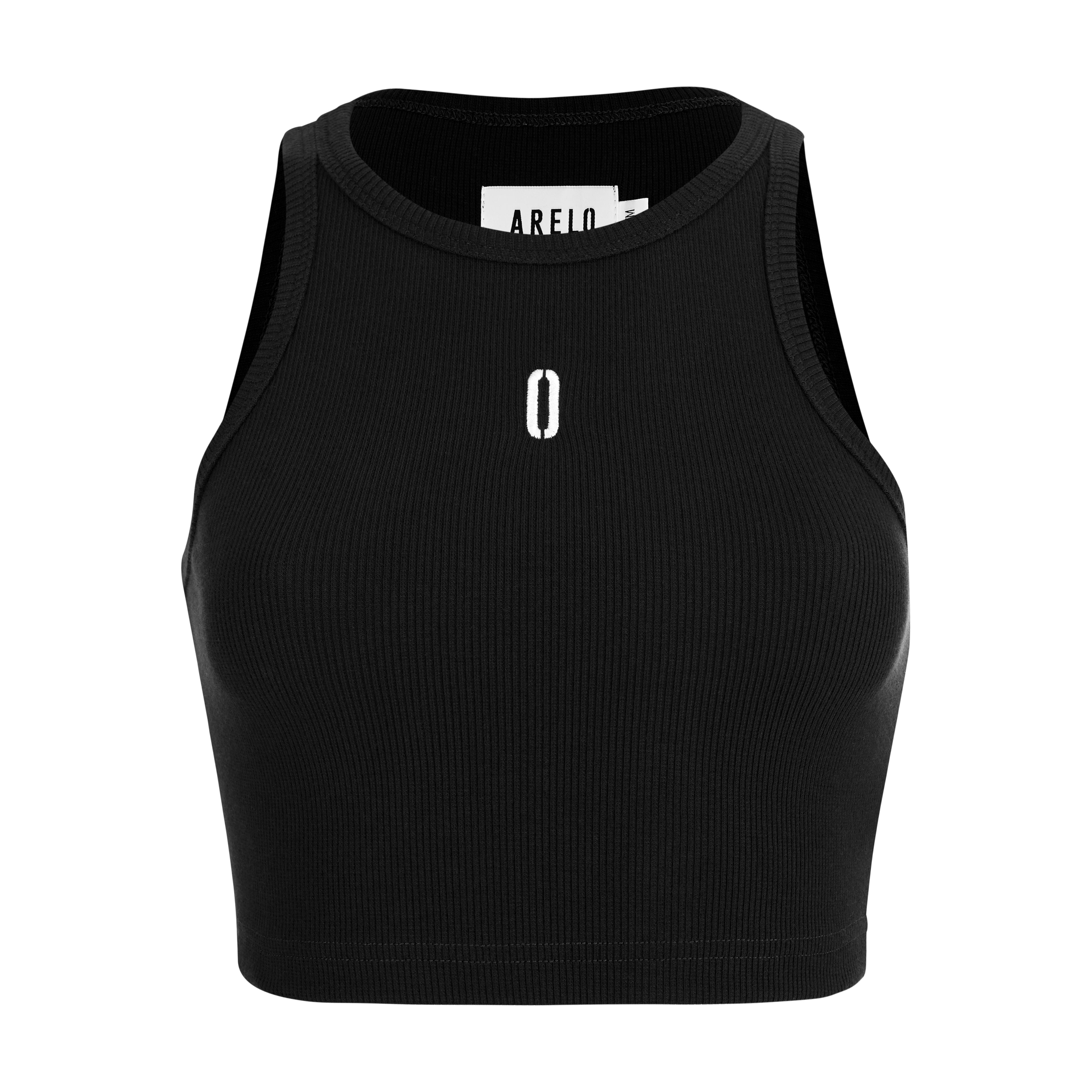 Crop top - Black/White