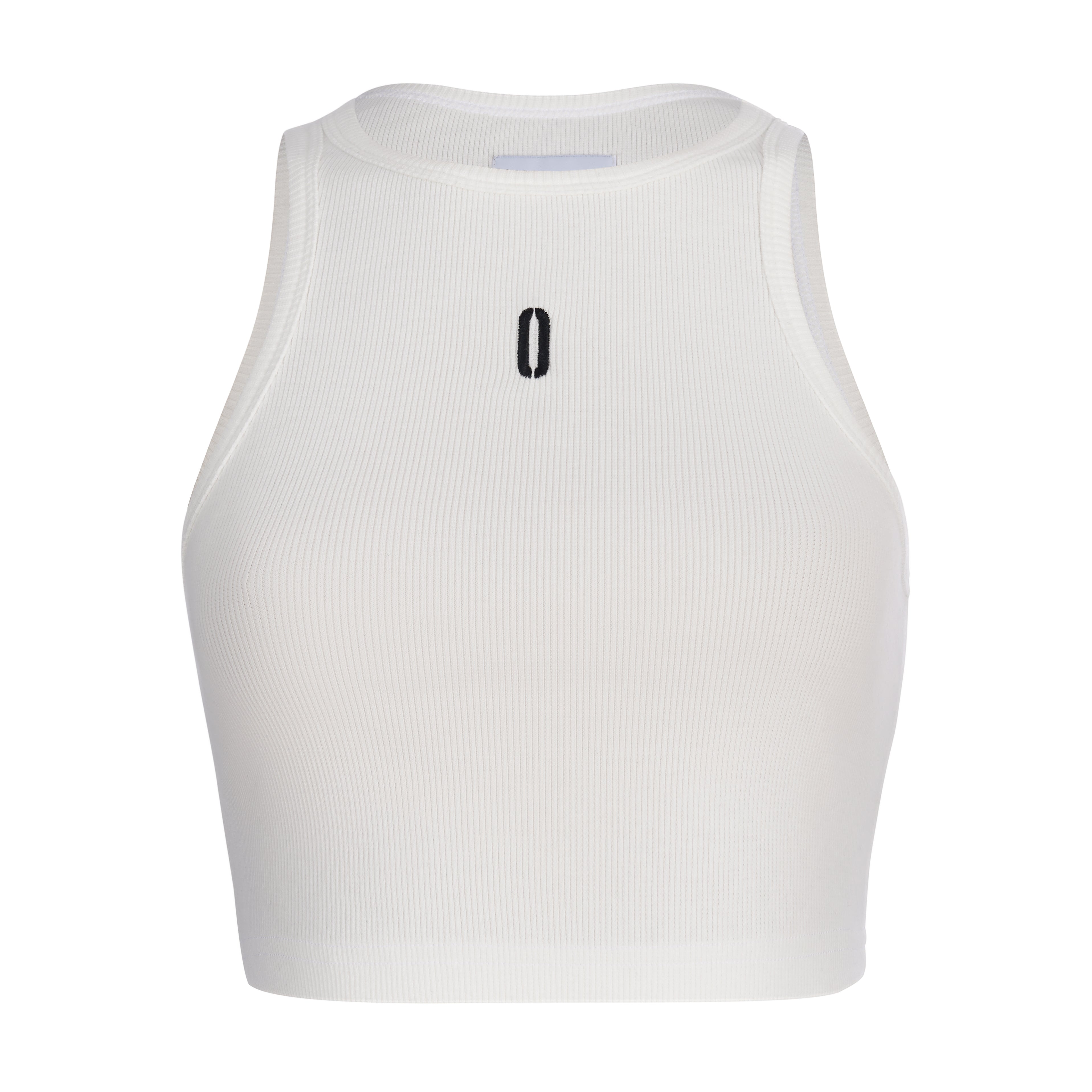 Crop top - White/Black