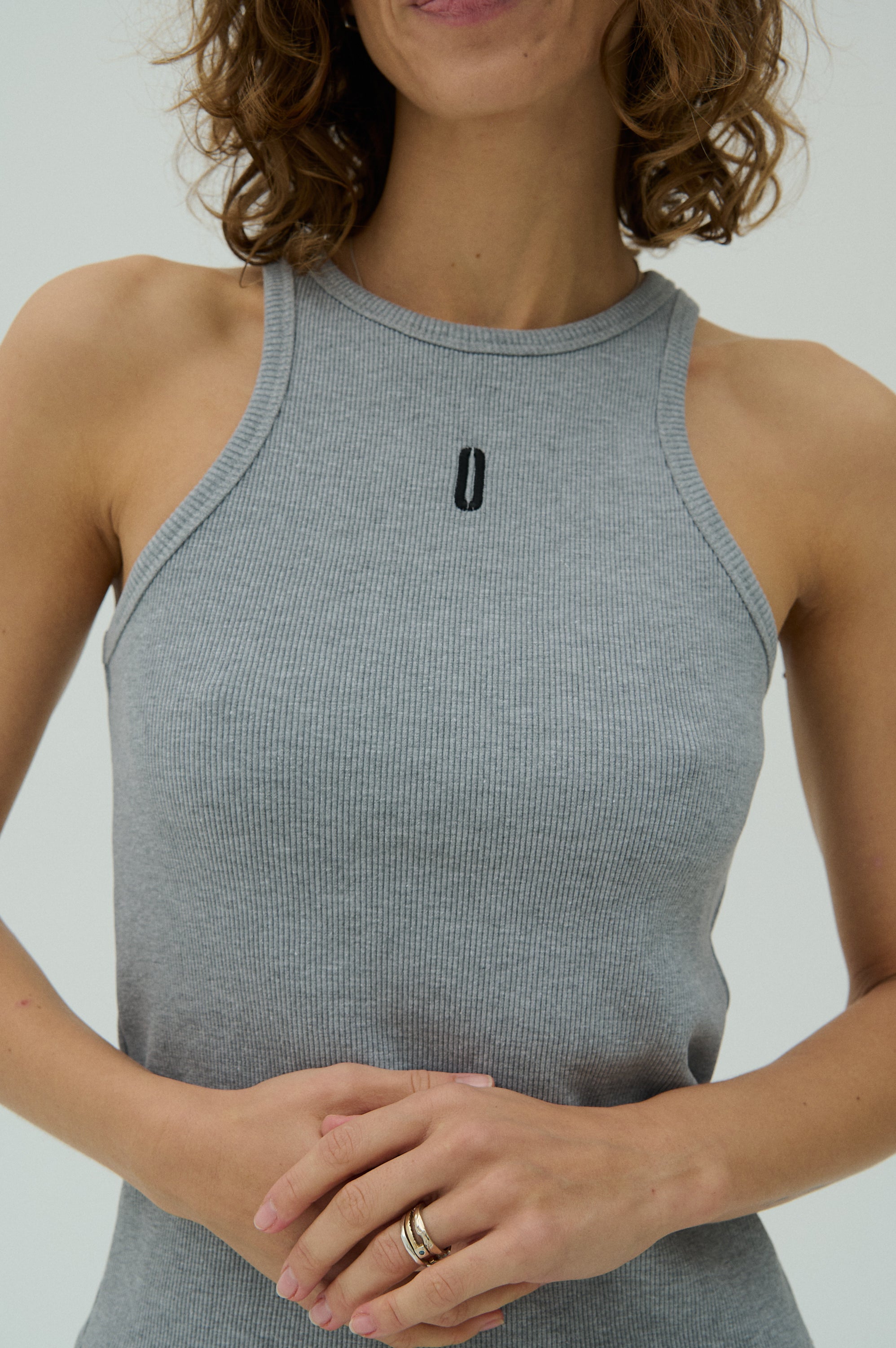 Tank top - Grey/Black