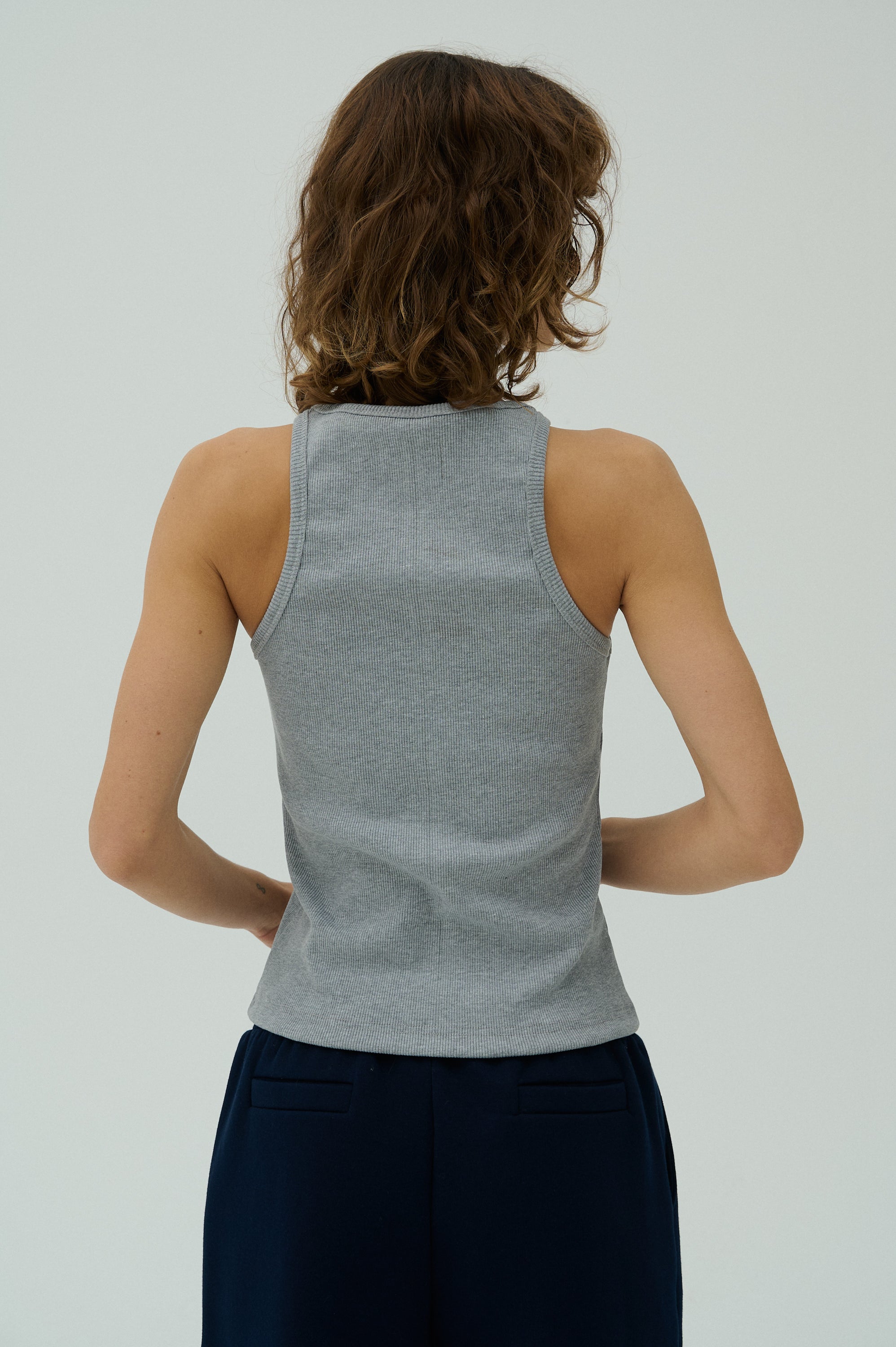 Tank top - Grey/Black