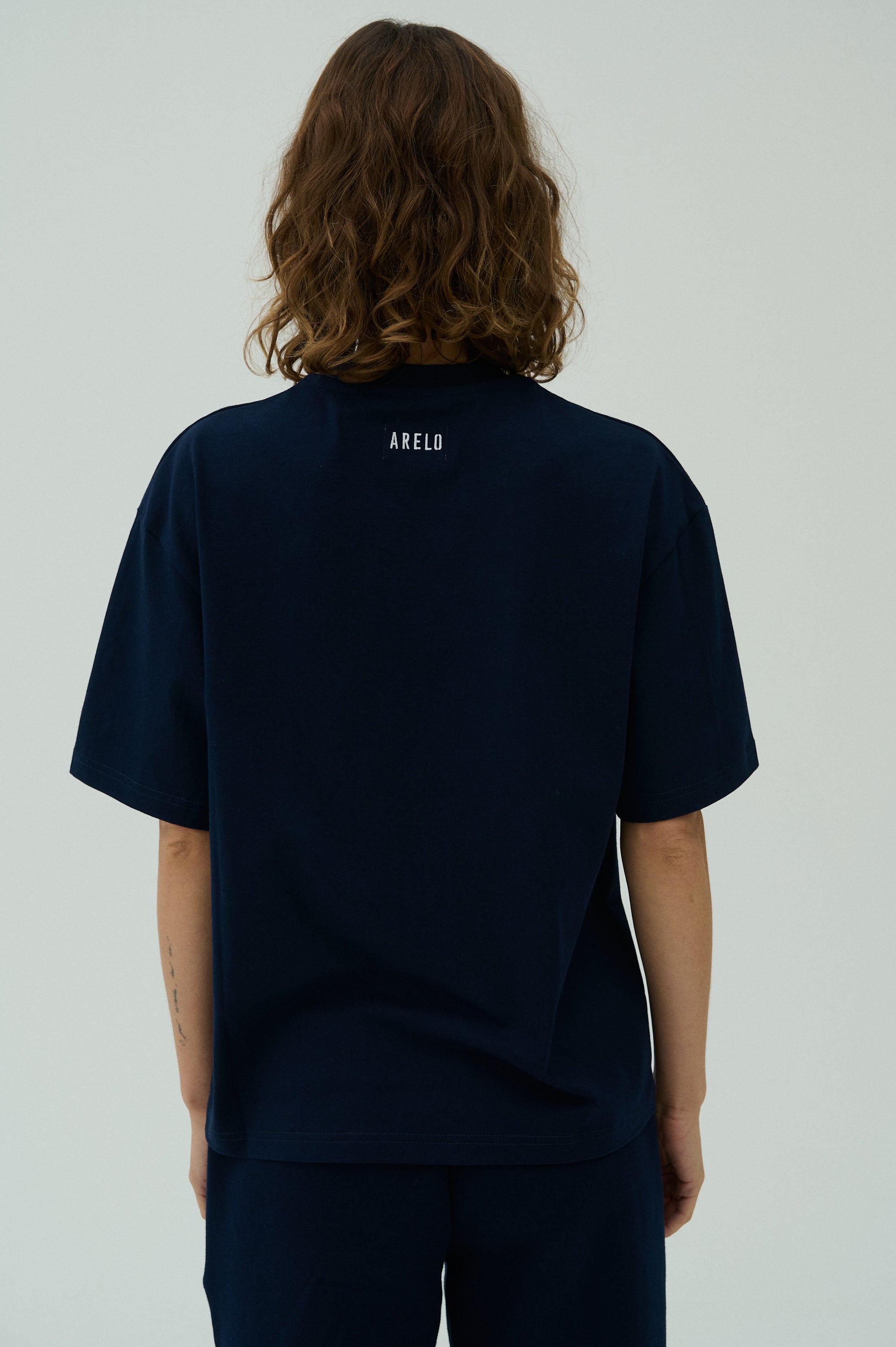 T-shirt Navy/White