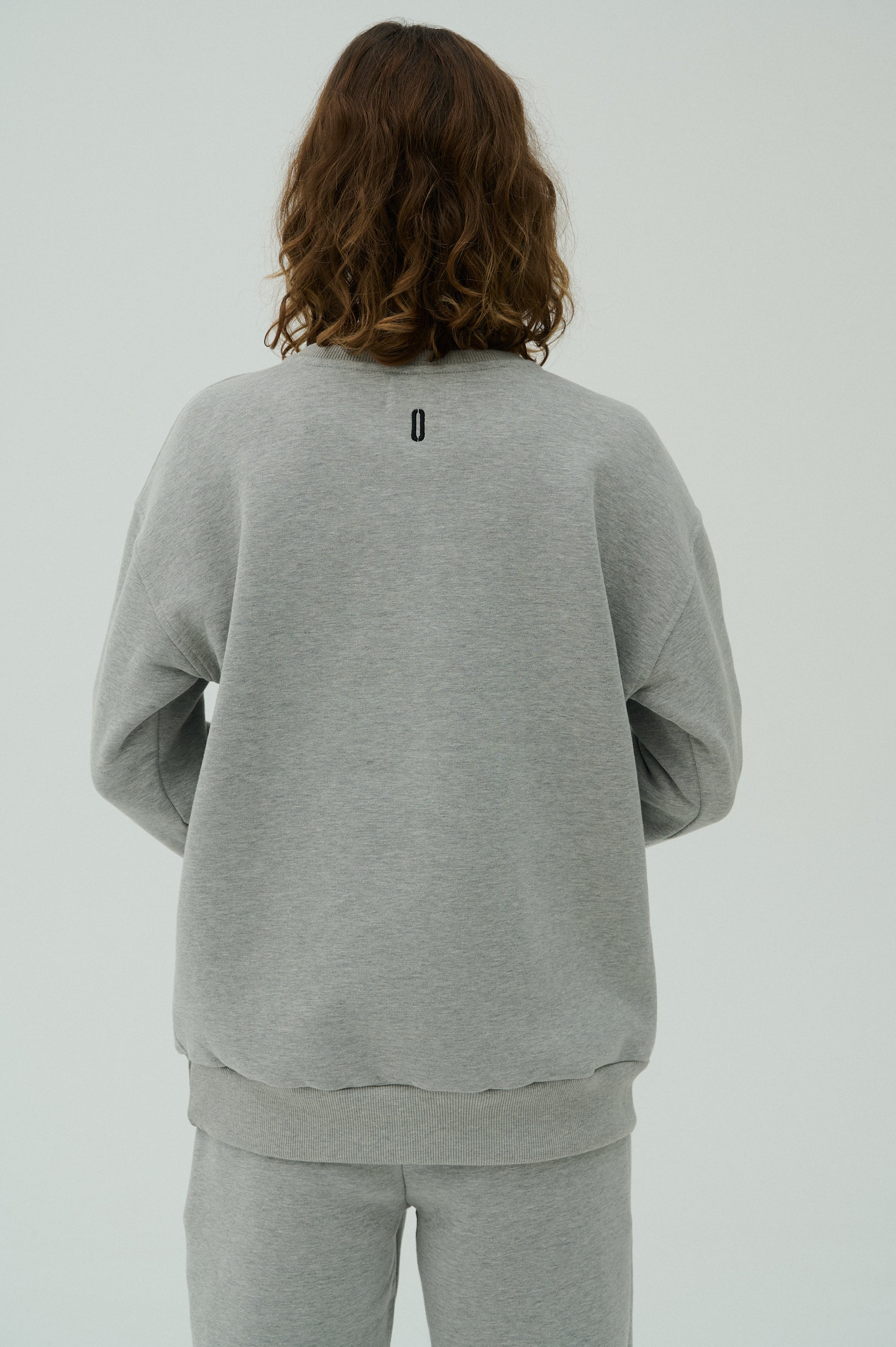 Sweater crewneck - Heather Grey/Black
