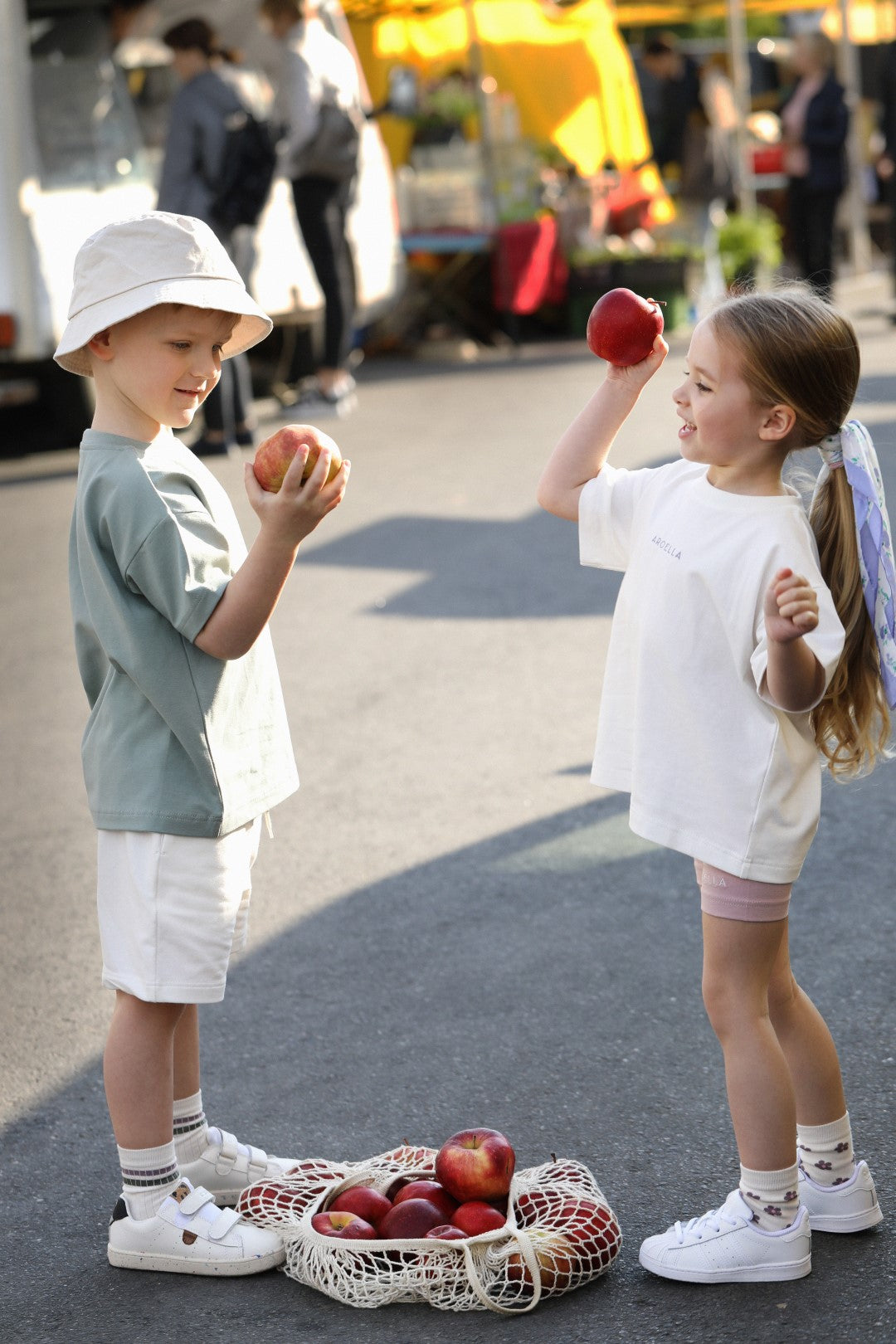 KIDS BIKER STYLE SHORTS
